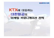 [경영학/마케팅전략A+] KTX에 대응하는 대한항공 마케팅 커뮤니케이션 전략(기업분석, SWOT분석)
