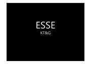 <PPT>[마케팅 STP ]KT&G의 담배 ESSE 브랜드 STP 전략. [재포지셔닝, 리포지셔닝(repositioning), 브랜드확장, 차별화전략)