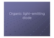 OLED의 소개 및 구조, 특징 등에관한 report (영문).ppt