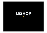 [패션마케팅] `LESHOP`의 swot분석, 4p, stp, 소비자분석, 경쟁브랜드조사, 브랜드재포지셔닝, 브랜드재구성, 패스트패션브랜드, 브랜드확장
