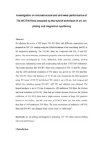 Investigation on microstructure and anti-wear performance of TiN-WC/TiN films prepared by the hybrid technique of arc io..