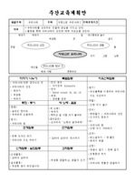 [우리나라]주간교육계획안