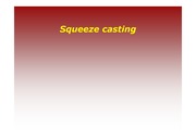 Squeeze casting