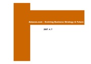 아마존닷컴(Amazon.com)기업전략 및 향후전망
