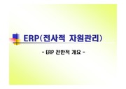 ERP패키지에 관한 전반적 내용(PPT)