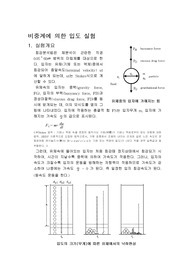 비중계 실험