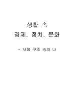 생활 속 경제, 정치, 문화