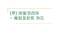 [서비스마케팅] 비알코리아 해피포인트 카드에 대하여 ( SWOT.STP.7P 전략)