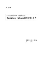 PR 위기관리 전략기획서-(성추행 사례: Workplace Violence)