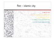 이슬람 도시(페즈를 중심으로)