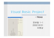 Visual Basic 6.0 Hexa 게임 자작 소스 (발표자료 첨부)