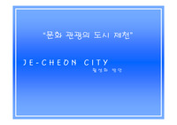 문화관광의 도시 제천 활성화 방안