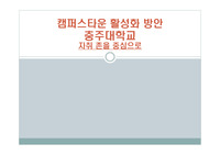 충주대 자취촌 활성화 방안