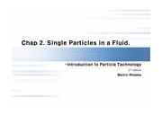 Particles in a fluid