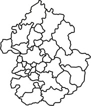 [포토샵 지도] 경기도 시.군별 경계지도