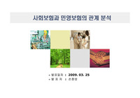 강추자료 - 사회보험과 민영보험의 관계 분석