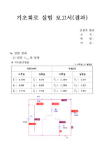 [기초회로실험]실험6.중첩의원리(결과보고서)