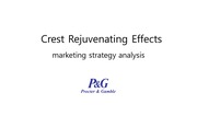 P&G creat rejuvenating effects 크레스트 마케팅 분석