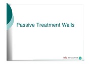 오염토양정화기술 - PASSIVE TREATMENT WALLS