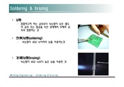 용접공학-납땜 연납땜(Soldering)과 경납땜(Brazing) 레포트