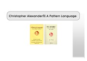크리스토퍼 알렉산더(Christopher Alexander)의 패턴랭귀지(A Pattern Language)