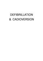DEFIBRILLATION & CADIOVERSION