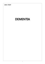 치매(dementia) 간호과정 케이스