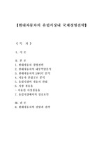 현대 자동차의 경영전략