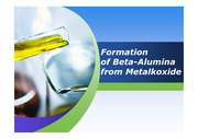 Formation of bata0Alumina from Metalkoxide