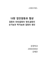 갈등의 정의, 순기능과 역기능, 조직유효성, 원인