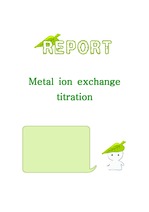 Metal ion exchange titration