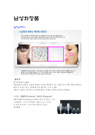 남성화장품의 종류