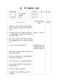검측체크리스트-비계동바리 및 거푸집공 레포트 검측체크리스트-비계동바리 및 거푸집공 레포트
