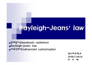 흑체복사,Rayleigh_Jeans Law