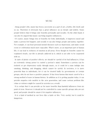 [IELTS]music