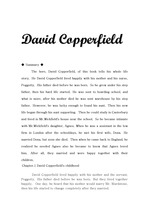 David Copperfield 챕터 요약 전체요약 감상(영어)