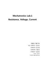 메카트로닉스-Resistance, Voltage, Current
