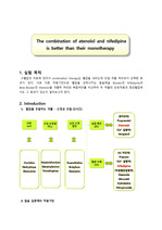 The combination of atenolol and nifedipine