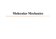 Molecular Mechanics