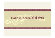 관광상품개발-Holic in Korea