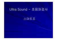 초음파 ultra sound