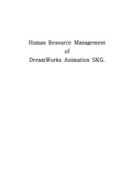 Human Resource Management of DreamWorks Animation
