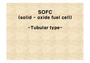 Tubular type SOFC 연료전지의 작동 원리, 제조 및 활용