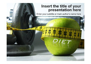 다이어트 운동 건강 칼로리 식생활 식단 관련 파워포인트 템플릿 (ppt 배경)