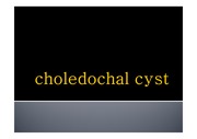 Choledochal cyst(총담관낭)
