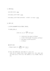COD의 측정