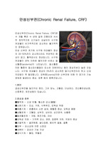 만성신부전(Chronic Renal Failure, CRF)