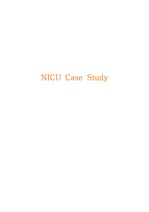 NICU Case Study 입니다.