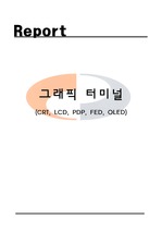 그래픽 터미널(CRT,LCD,PDP,FED.OLED)보고서
