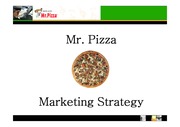 미스터피자의 성공전략 마케팅분석